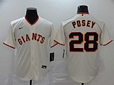 Giants 28 Buster Posey Cream 2020 Nike Cool Base Jersey,baseball caps,new era cap wholesale,wholesale hats